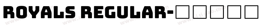 Royals Regular字体转换